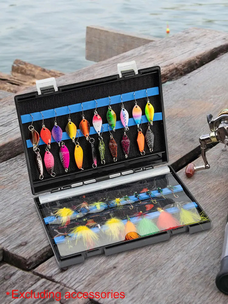 APWIKOGER Double Sided Fishing Tackle Box Bait Storage Case - Wellness Outdoor Gear