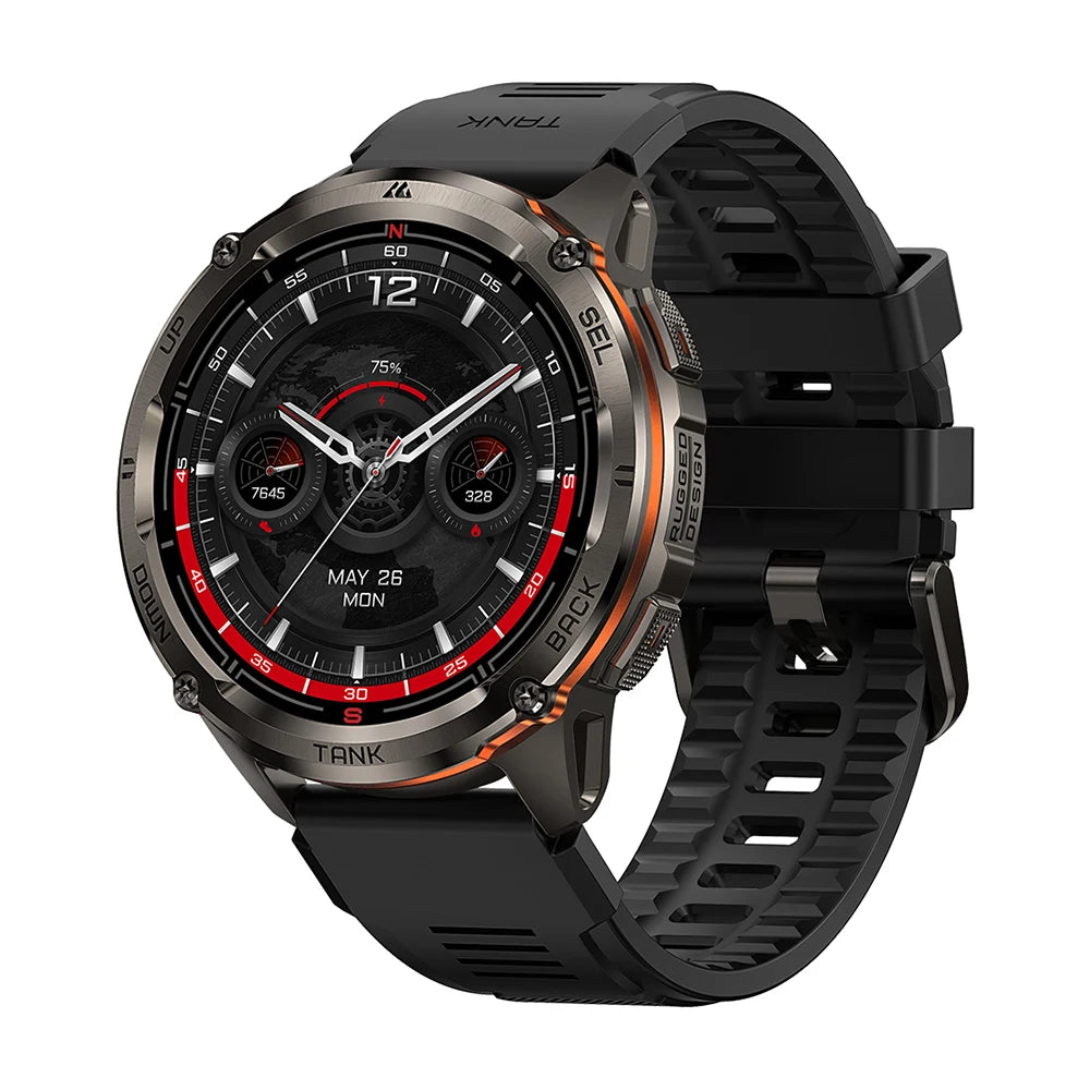 KOSPET Tank T3 Ultra GPS Smart Watch for Men with Compass and Altimeter 5ATM Waterproof - Wellness Outdoor Gear