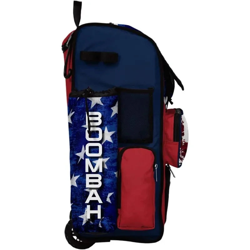 YTYIN Rolling Baseball Softball Gear Bag Holds Four Bats - Wellness Outdoor Gear