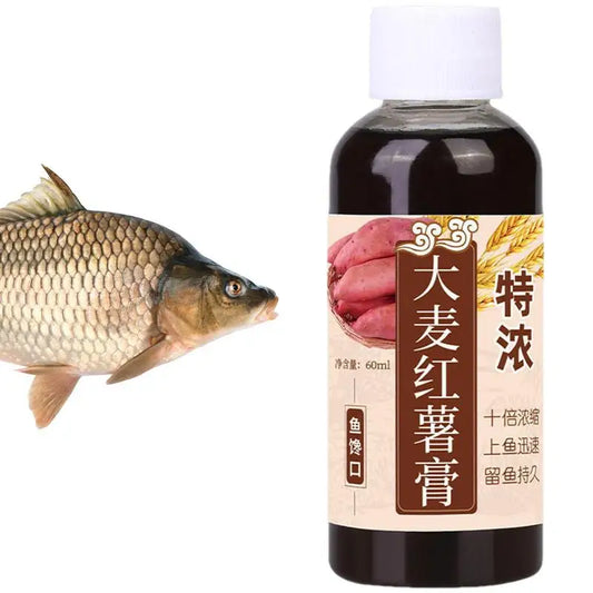 High Concentration Fish Attractant Liquid 60ml Flavored Bait Additive for Deep Sea Fishing - Wellness Outdoor Gear