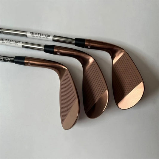 3PCS Golf Wedges Set with Steel Shafts and Headcovers Right Handed Bronze Finish - Wellness Outdoor Gear