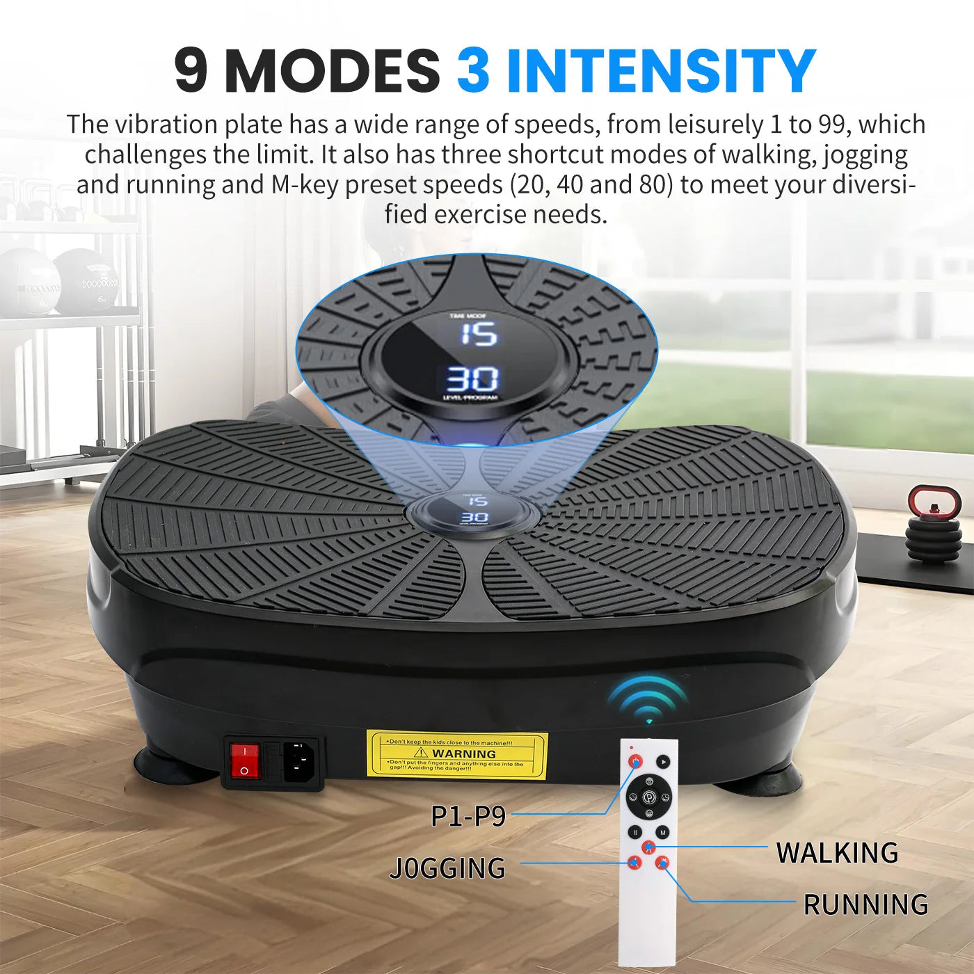 Vibration Plate Exercise Machine For Whole Body Workout - Wellness Outdoor Gear