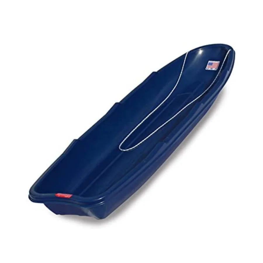 XMSJ Winter Trek Heavy Duty Plastic Toboggan Sled For Snow