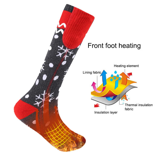 Aiwei 5000mAh Rechargeable Heated Socks For Men Women - Wellness Outdoor Gear
