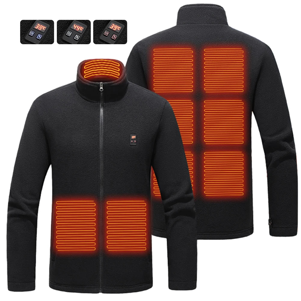 Heated Jacket USB Charging Coat 3 Gear Temperature - Wellness Outdoor Gear