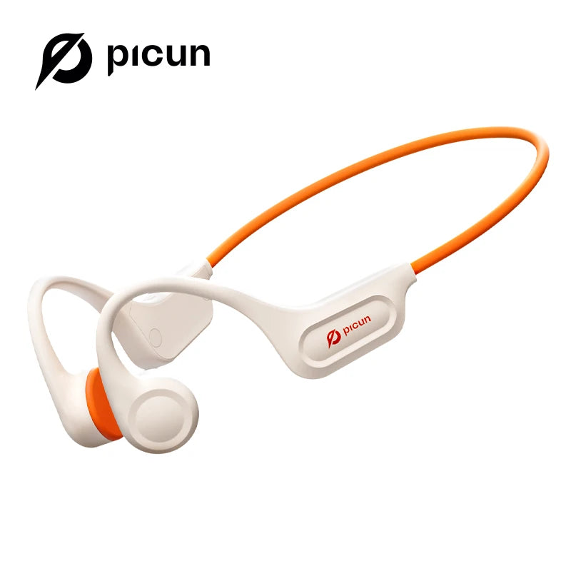 Picun T1 Bone Conduction Bluetooth Earphones IPX7 Waterproof Sport Headphones 3D Sound - Wellness Outdoor Gear