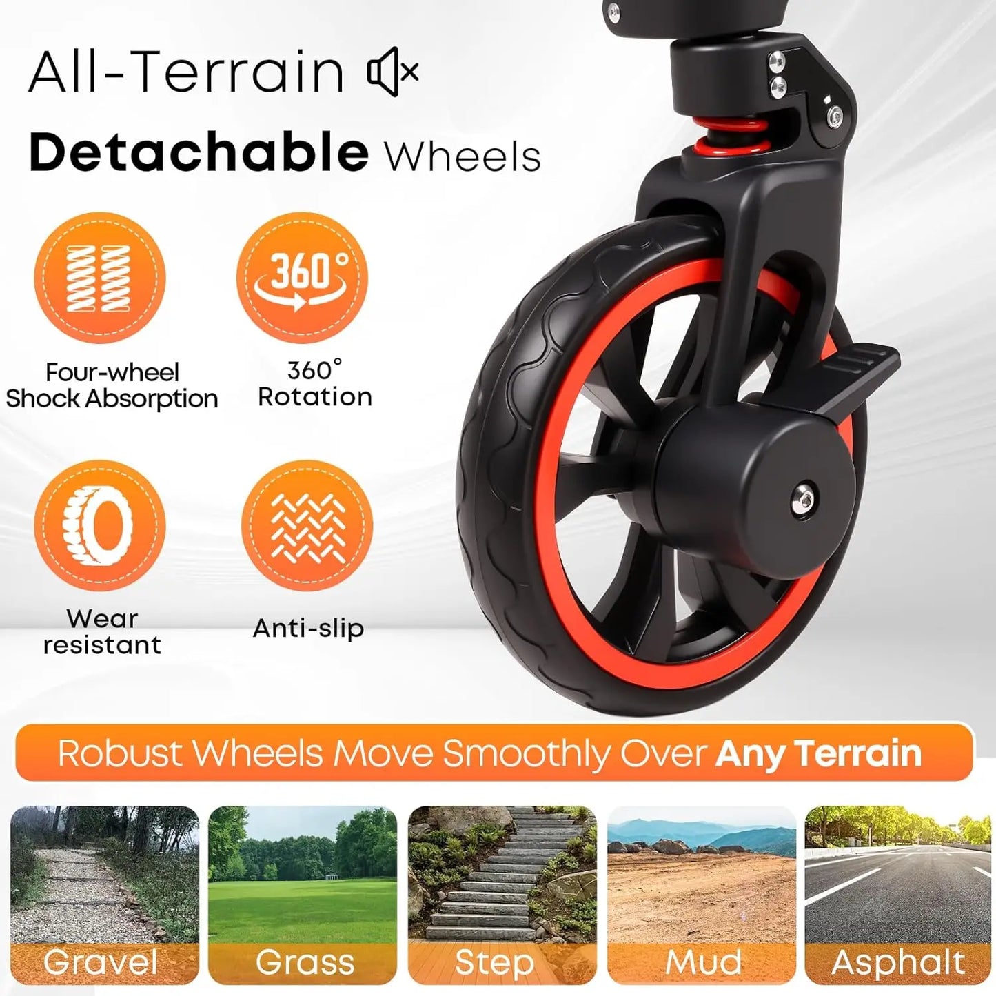 Electric Collapsible Wagon Heavy Duty Beach Cart With Wheels - Wellness Outdoor Gear