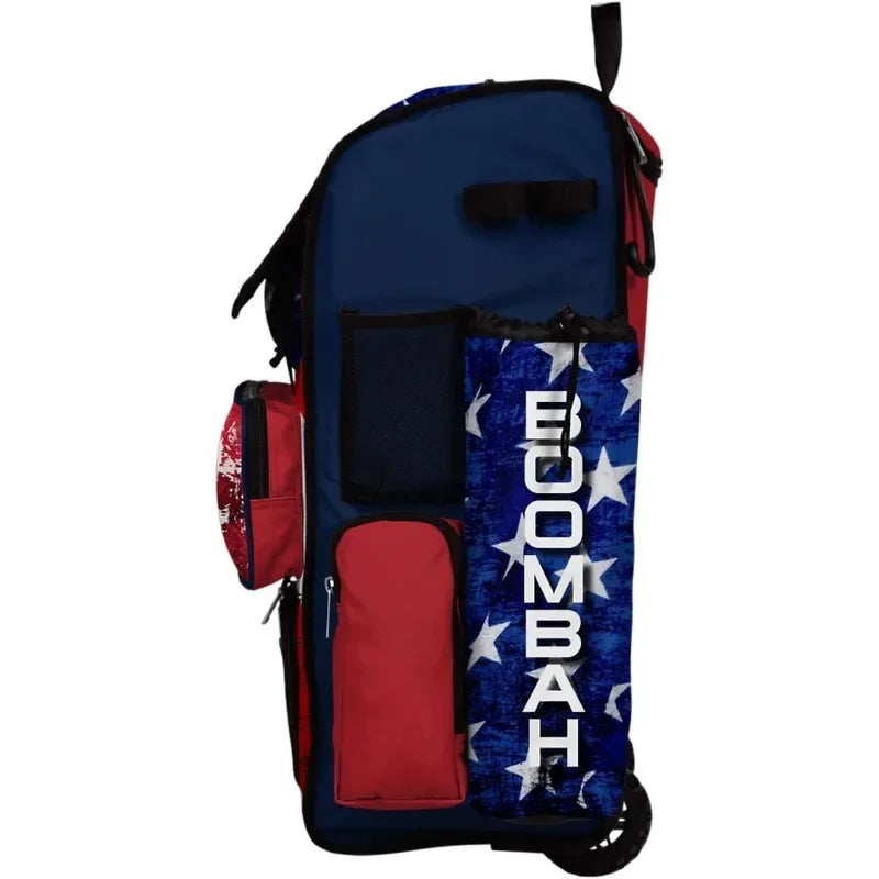 YTYIN Rolling Baseball Softball Gear Bag Holds Four Bats - Wellness Outdoor Gear