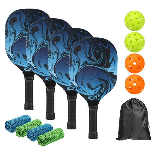 Hign Concerned Chemical Pickleball Paddle Set With Rackets - Wellness Outdoor Gear