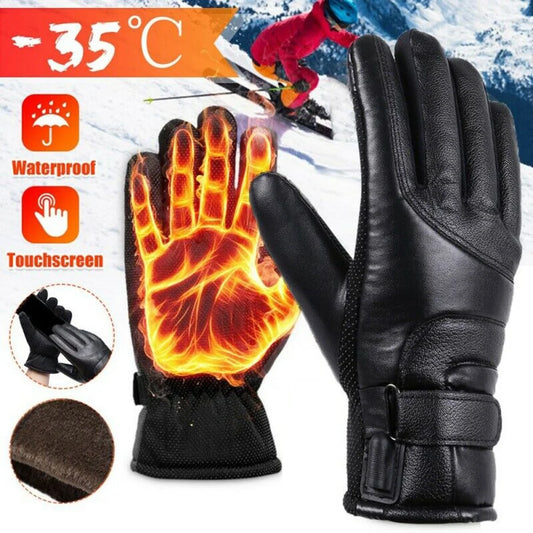 USB 5V Electric HeatedThermalGloves for Motorcycle Winter Weatherproof Touchscreen - Wellness Outdoor Gear