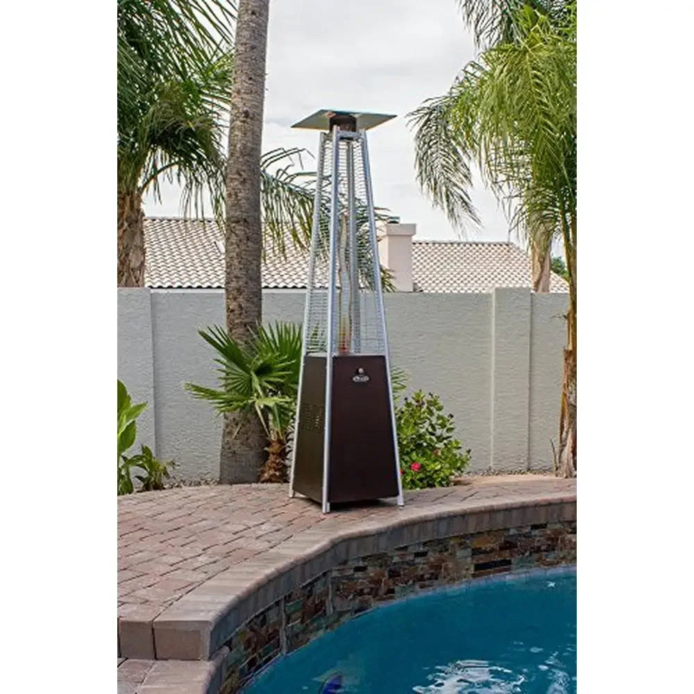 XMSJ Pyramid Glass Tube Gas Patio Heater 40,000 BTU CSA - Wellness Outdoor Gear