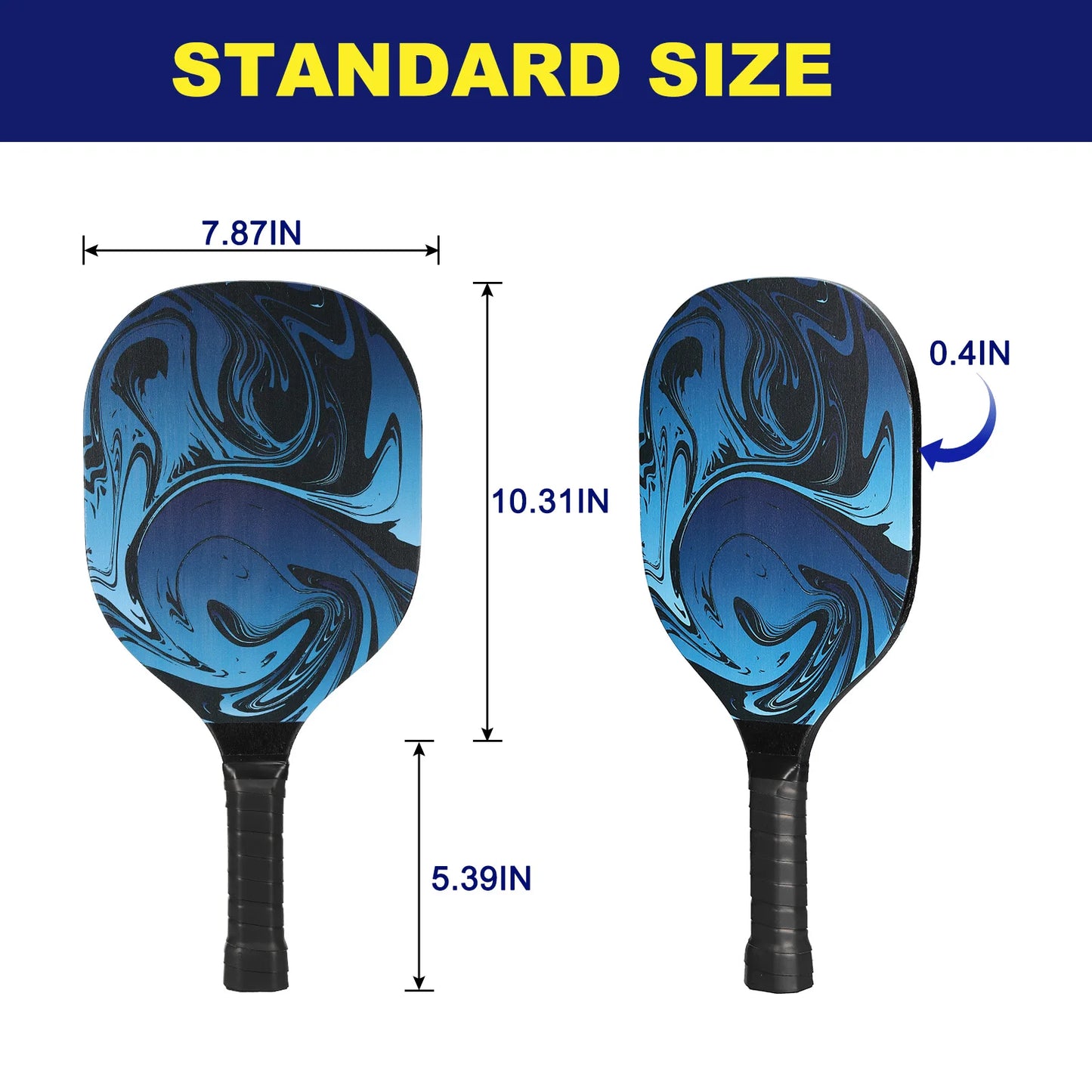 Hign Concerned Chemical Pickleball Paddle Set With Rackets - Wellness Outdoor Gear