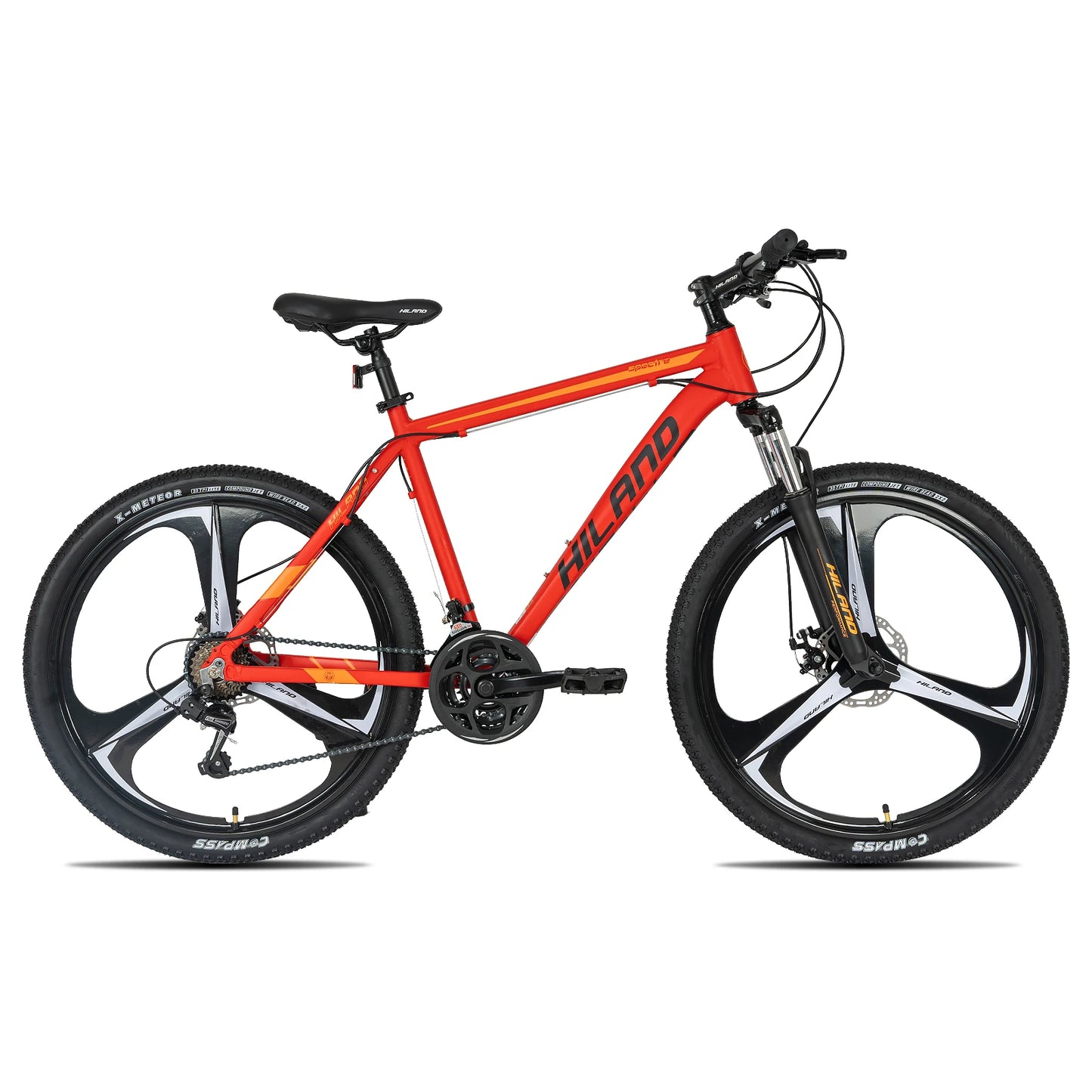 Hiland Mountain Bike with Shimano 21 Speed Drivetrain and Disc Brakes for Men and Women - Wellness Outdoor Gear