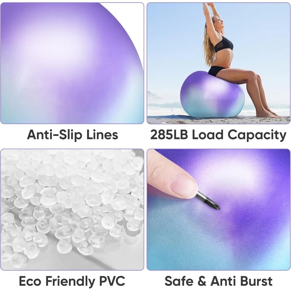SHXI Yoga And Pilates Ball Anti Slip Heavy Duty Gym Ball - Wellness Outdoor Gear