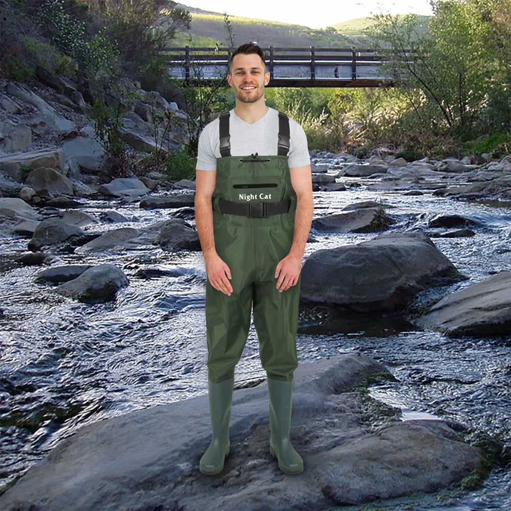 Function Lightweight Waterproof Chest Waders With Boots - Wellness Outdoor Gear