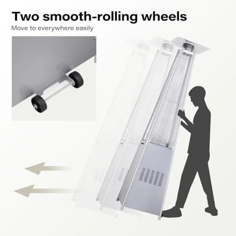 XMSJ 48000 BTU Outdoor Propane Heater for Patio and Deck